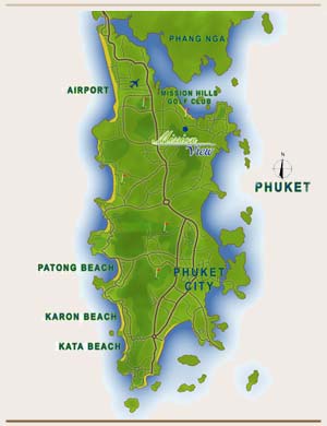 Phuket Map Mission View